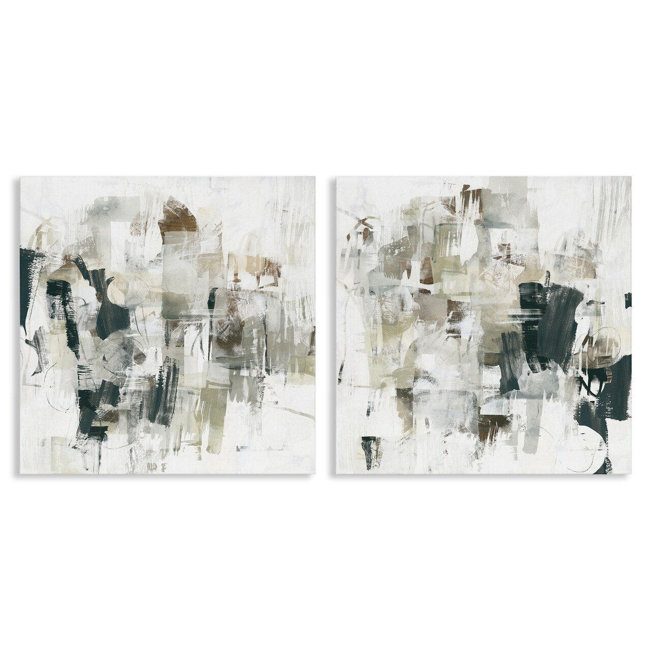 Stupell Industries Distressed Pale Paint 2pc Canvas Wall Art Set Design by June Erica Vess
